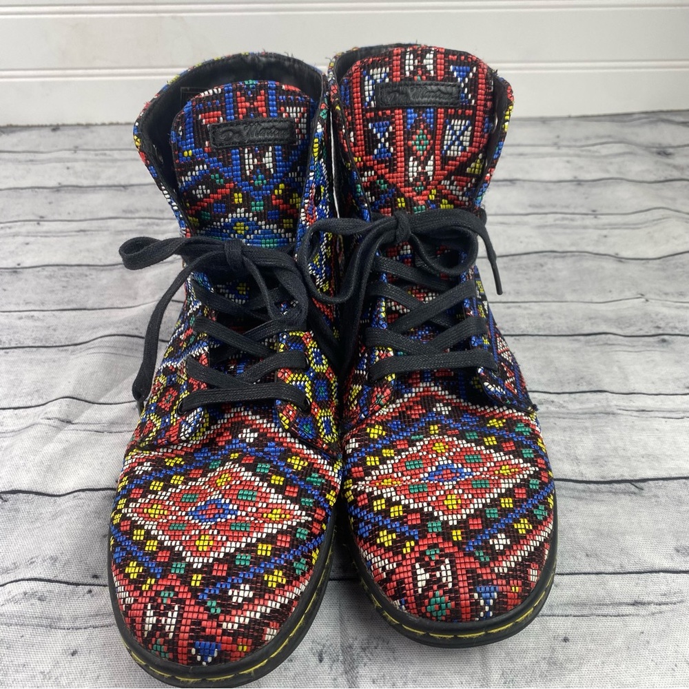 Dr Martens Hackney Aztec Ladies boots Size 10